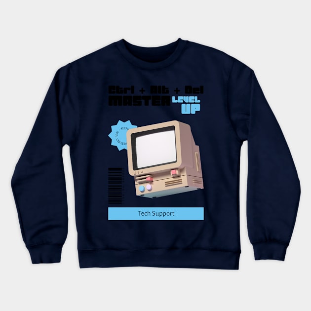 ctrl + alt + del master Crewneck Sweatshirt by juinwonderland 41